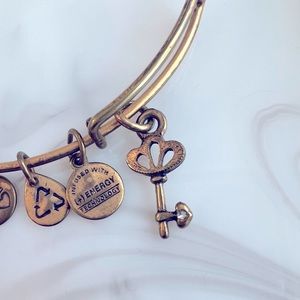 Alex and Ani Key bangle bracelet
